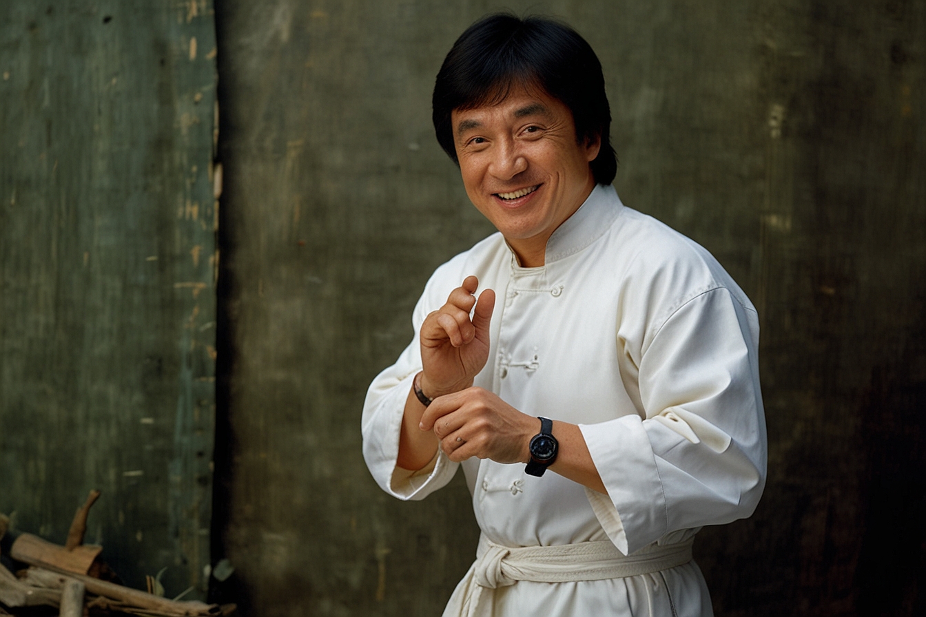 Jackie Chan nació el 7 de abril de 1954 en Hong Kong con el nombre de Chan Kong-sang.